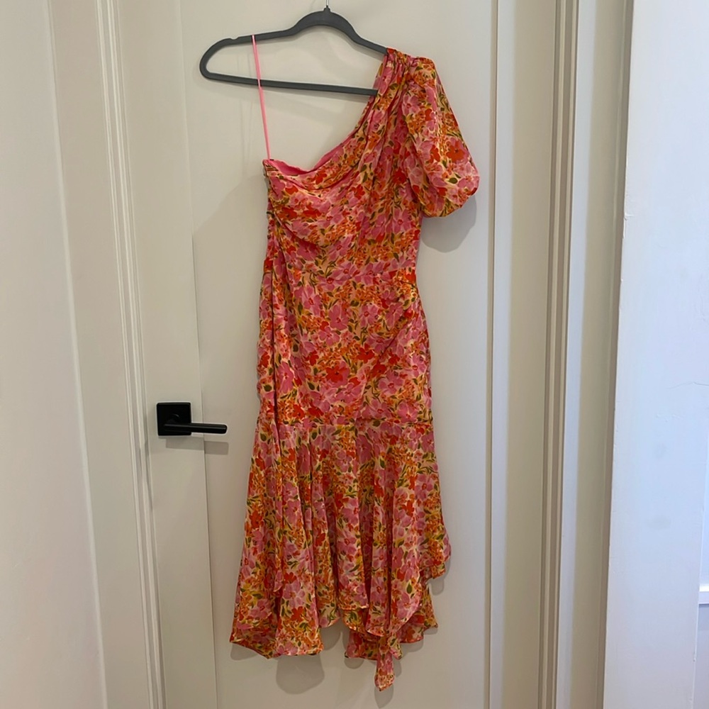 ASTR The Label one shoulder midi dress size XS. Worn once.